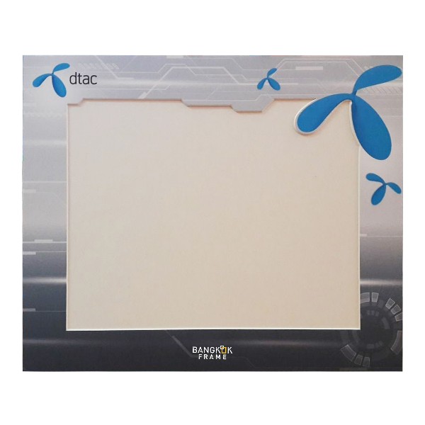 กรอบรูปกระดาษแข็ง-พิมพ์สี-กรอบกระดาษ-custom paper frame-dtac